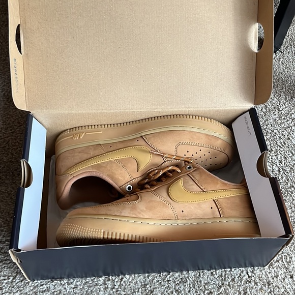 Nike Air Force 1 '07 WB Flax/Wheat-Gum Light Brown - Picture 2 of 8